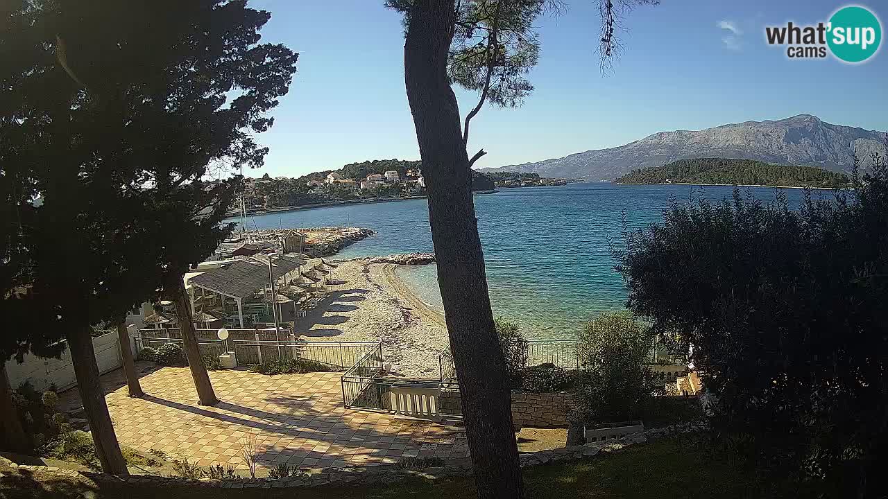Webcam Lumbarda – Prvi Žal beach – Korčula