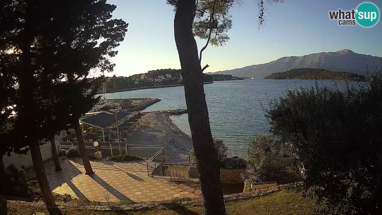Livecam Lumbarda – Spiaggia Prvi Žal – Korčula