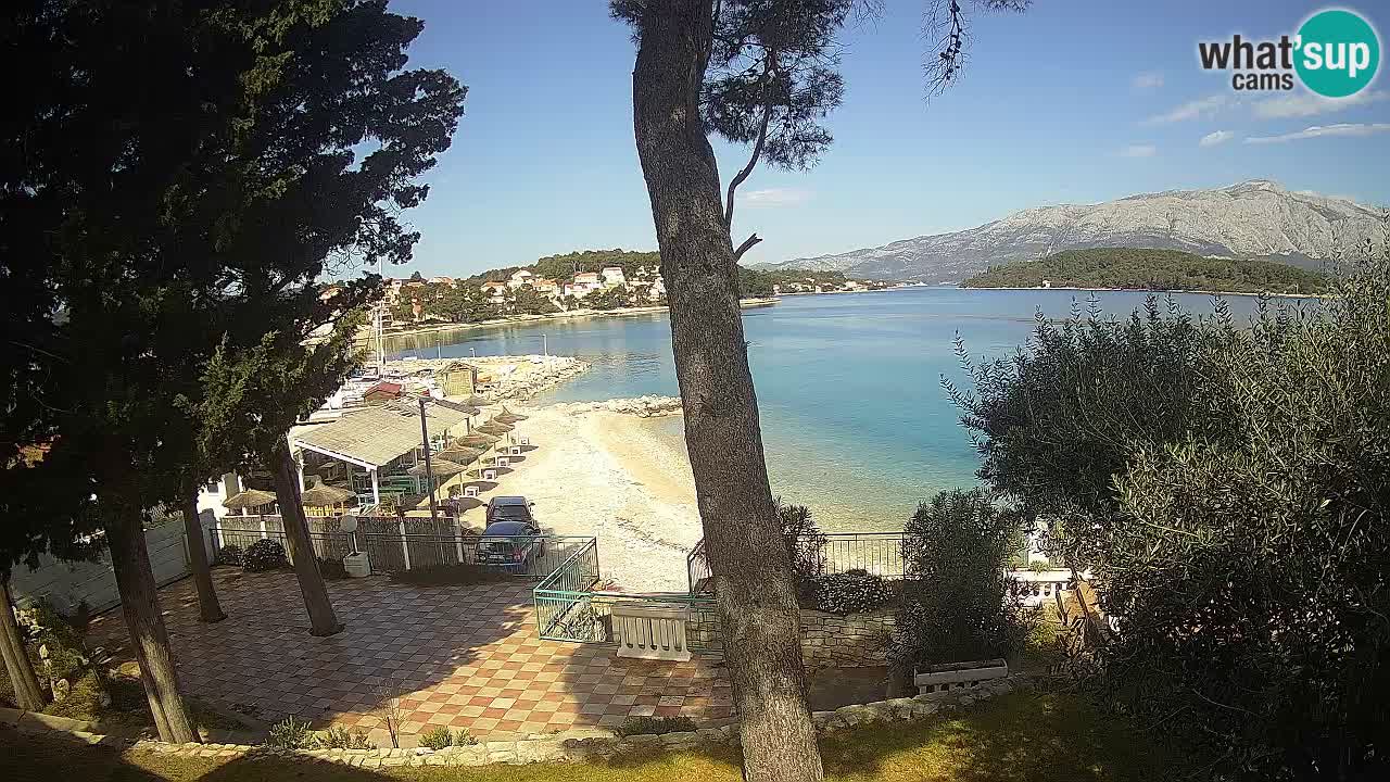 Livecam Lumbarda – Spiaggia Prvi Žal – Korčula