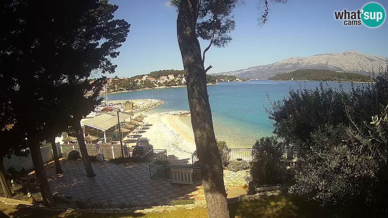 Webcam Lumbarda – Prvi Žal beach – Korčula