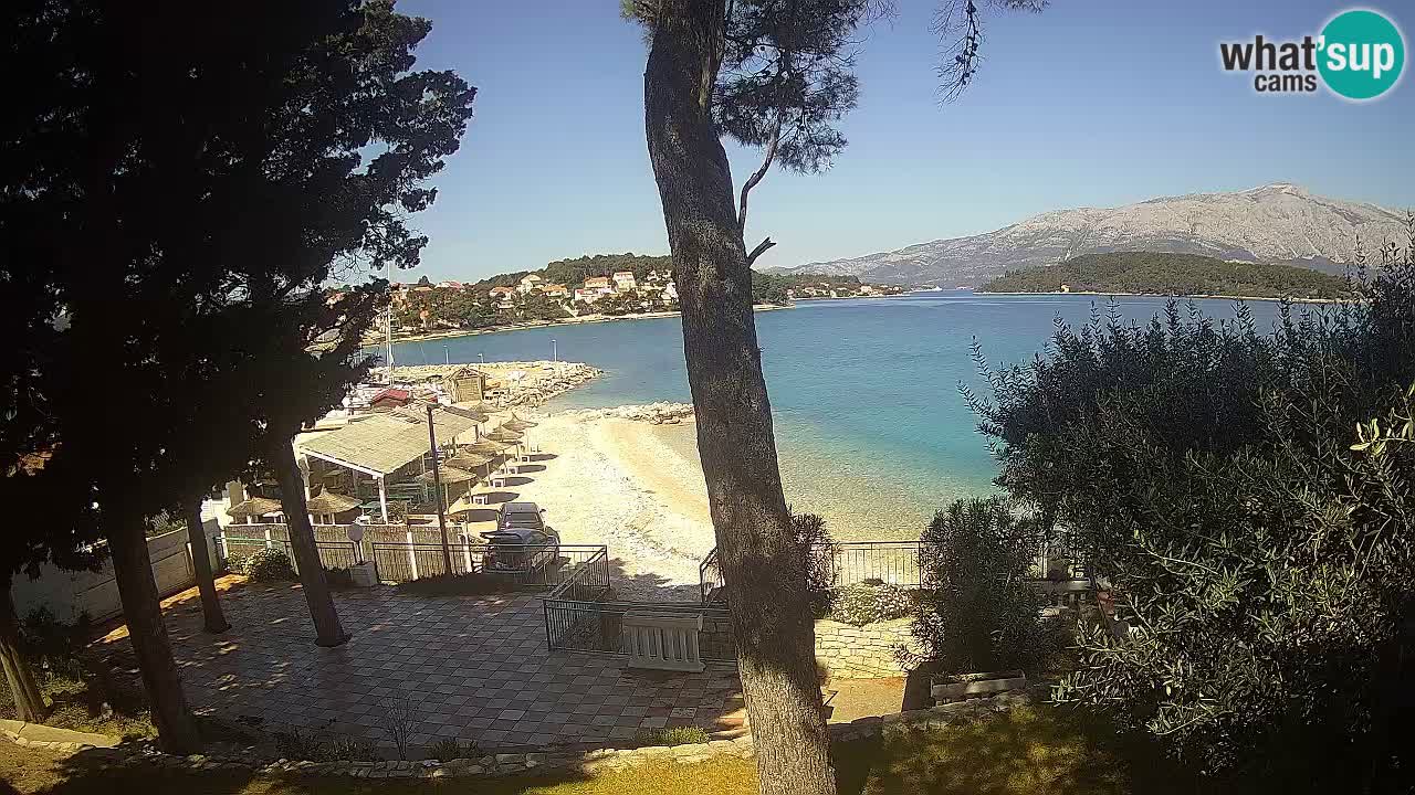 Webcam Lumbarda – Prvi Žal beach – Korčula