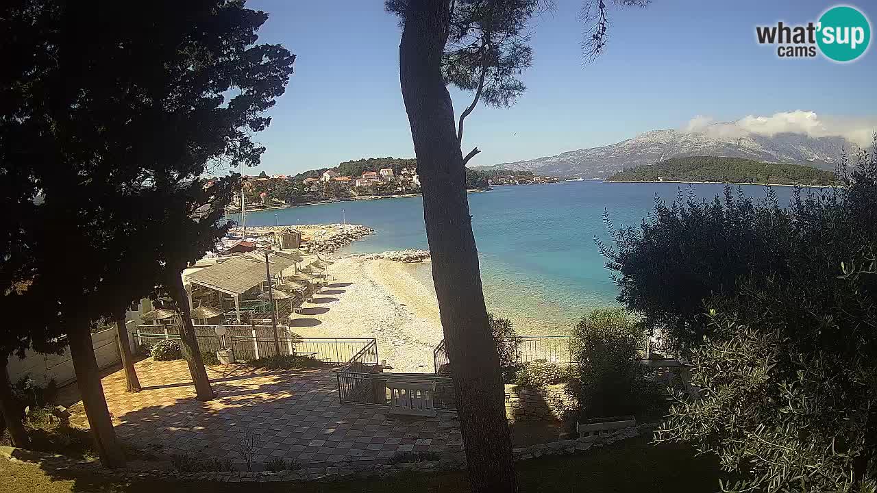 Webcam Lumbarda – Prvi Žal beach – Korčula
