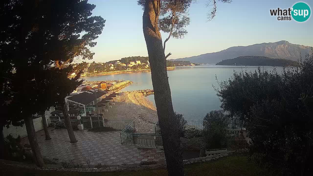 Livecam Lumbarda – Spiaggia Prvi Žal – Korčula