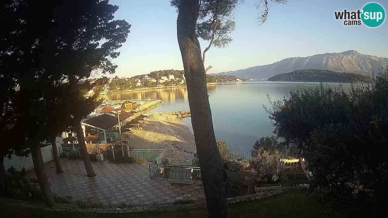 Webcam Lumbarda – Prvi Žal beach – Korčula