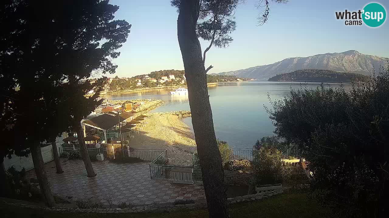 Web kamera Lumbarda – Plaža Prvi Žal – Korčula