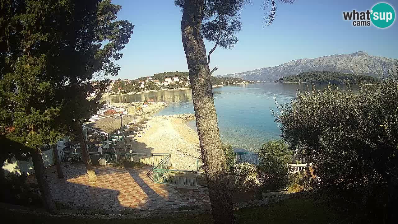 Webcam Lumbarda – Prvi Žal beach – Korčula