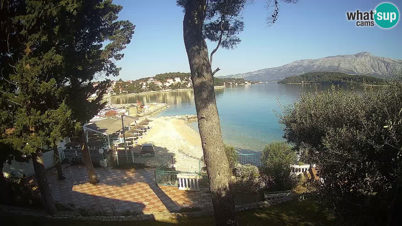 Web kamera Lumbarda – Plaža Prvi Žal – Korčula