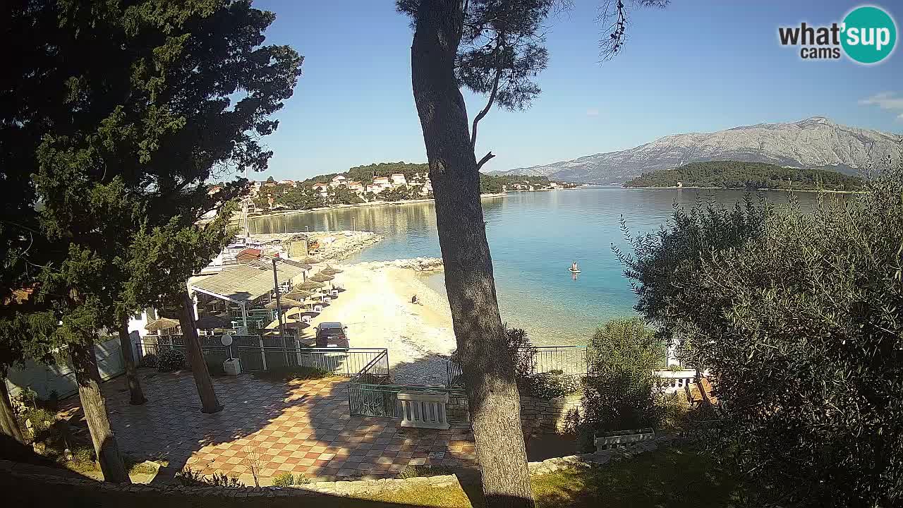 Web kamera Lumbarda – Plaža Prvi Žal – Korčula