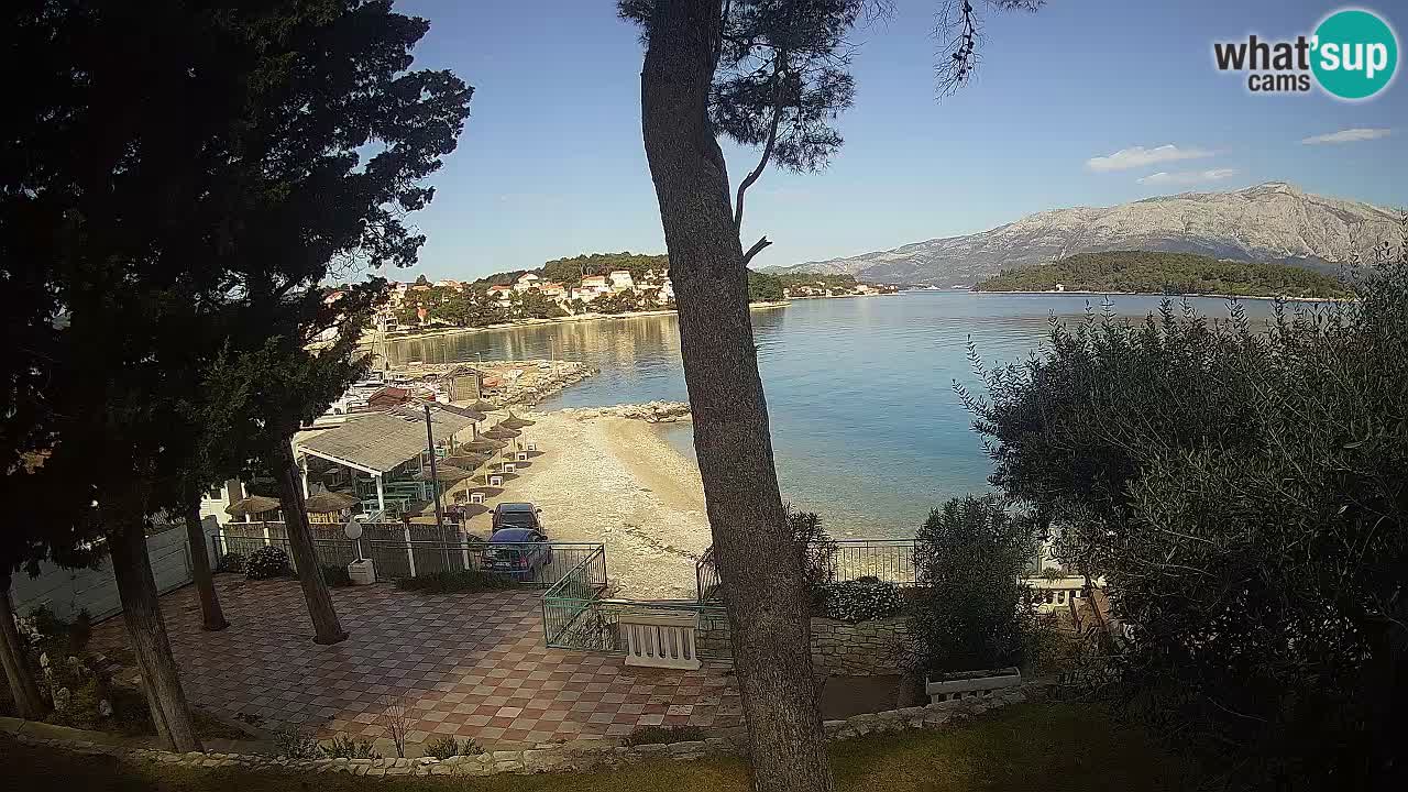Webcam Lumbarda – Prvi Žal beach – Korčula