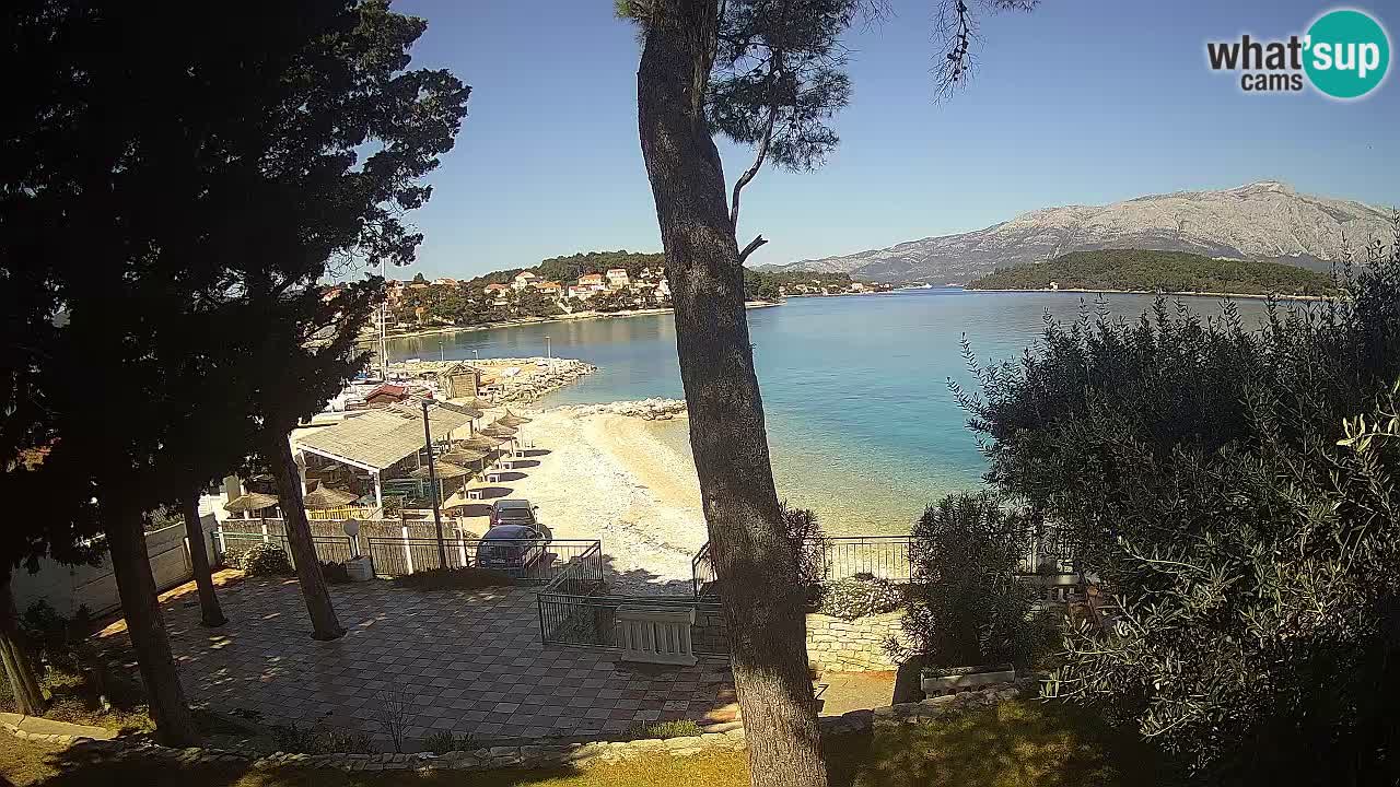 Livecam Lumbarda – Spiaggia Prvi Žal – Korčula