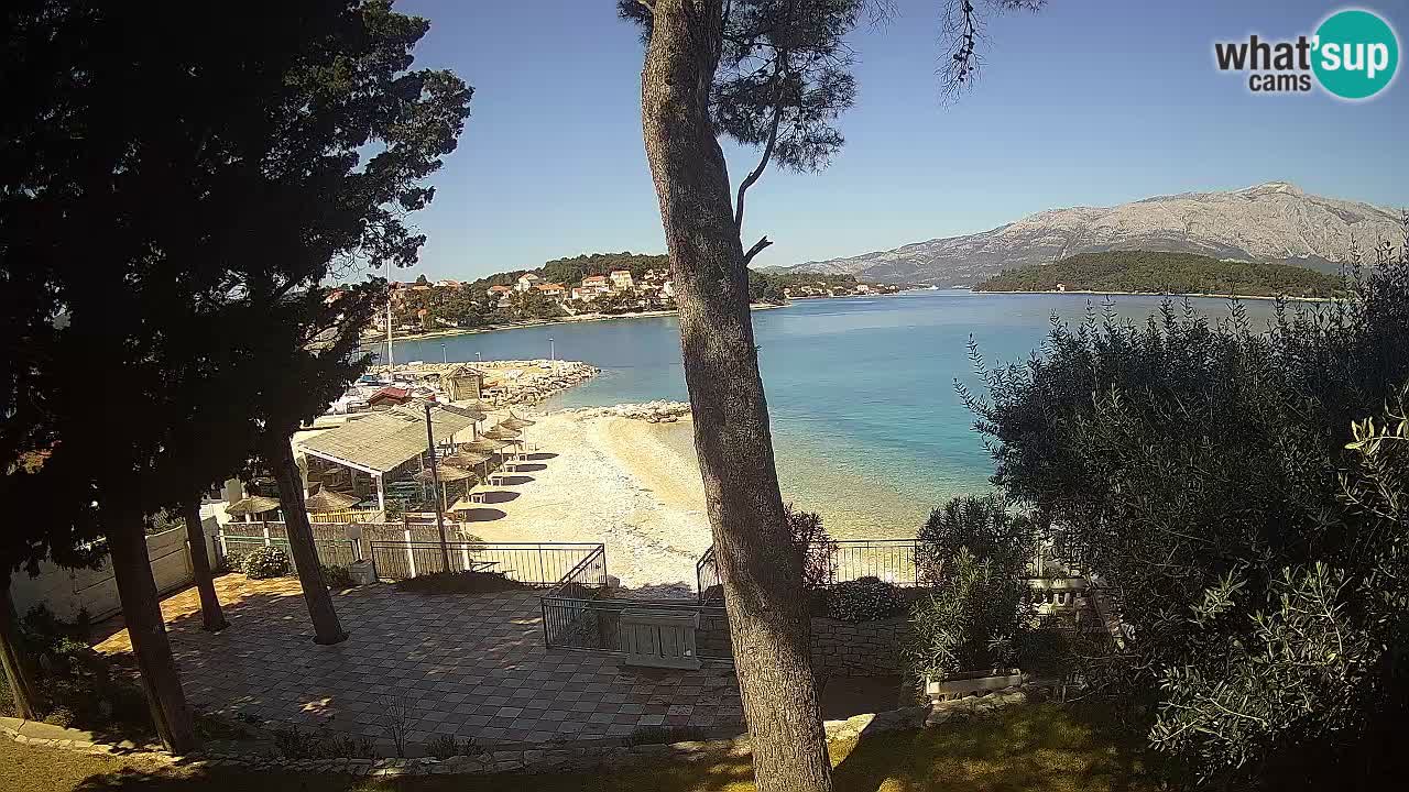 Web kamera Lumbarda – Plaža Prvi Žal – Korčula
