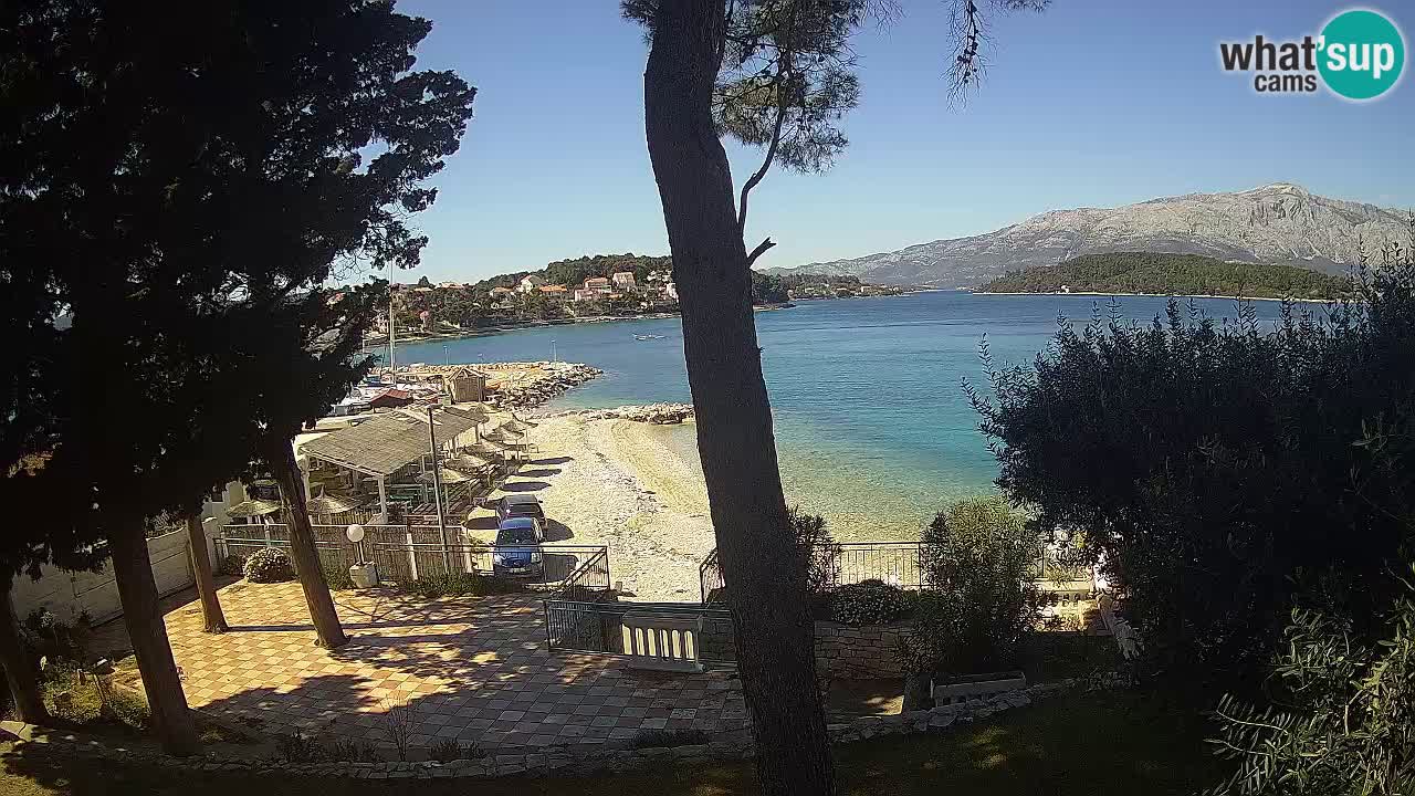 Camera en vivo Lumbarda – Playa Prvi Žal – Korčula