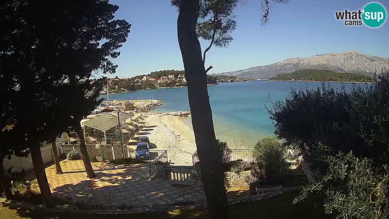 Web kamera Lumbarda – Plaža Prvi Žal – Korčula
