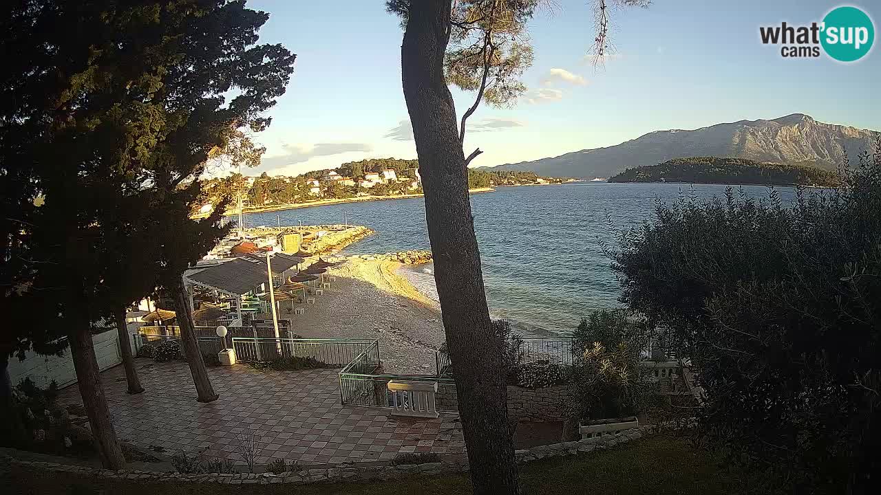 Camera en vivo Lumbarda – Playa Prvi Žal – Korčula