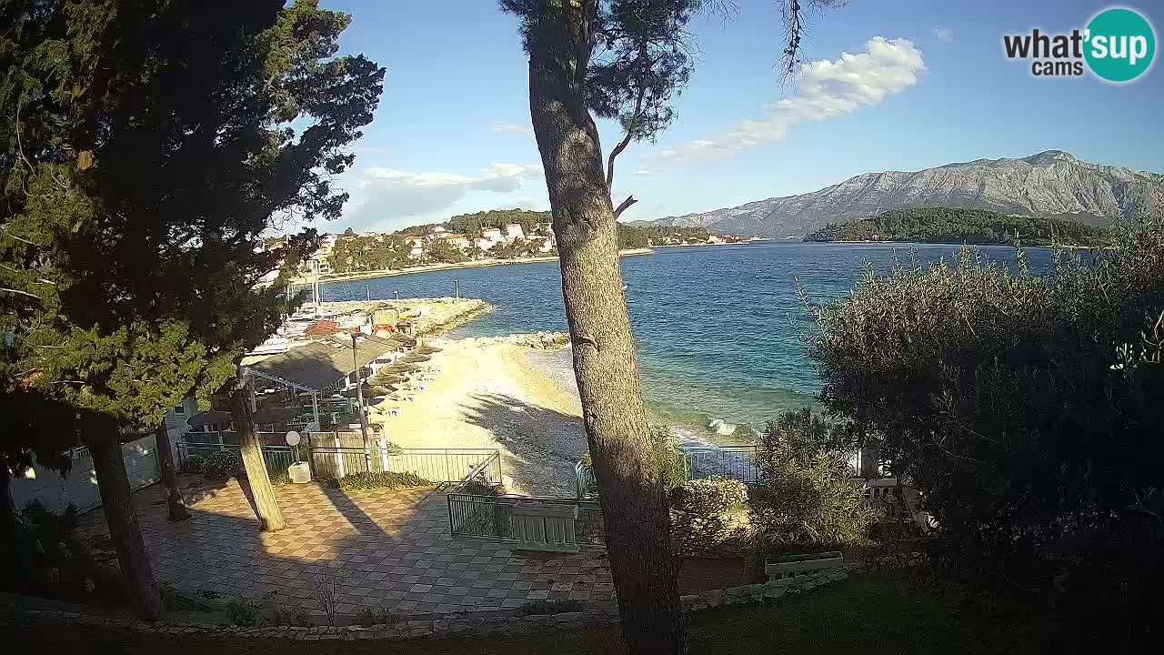 Web kamera Lumbarda – Plaža Prvi Žal – Korčula