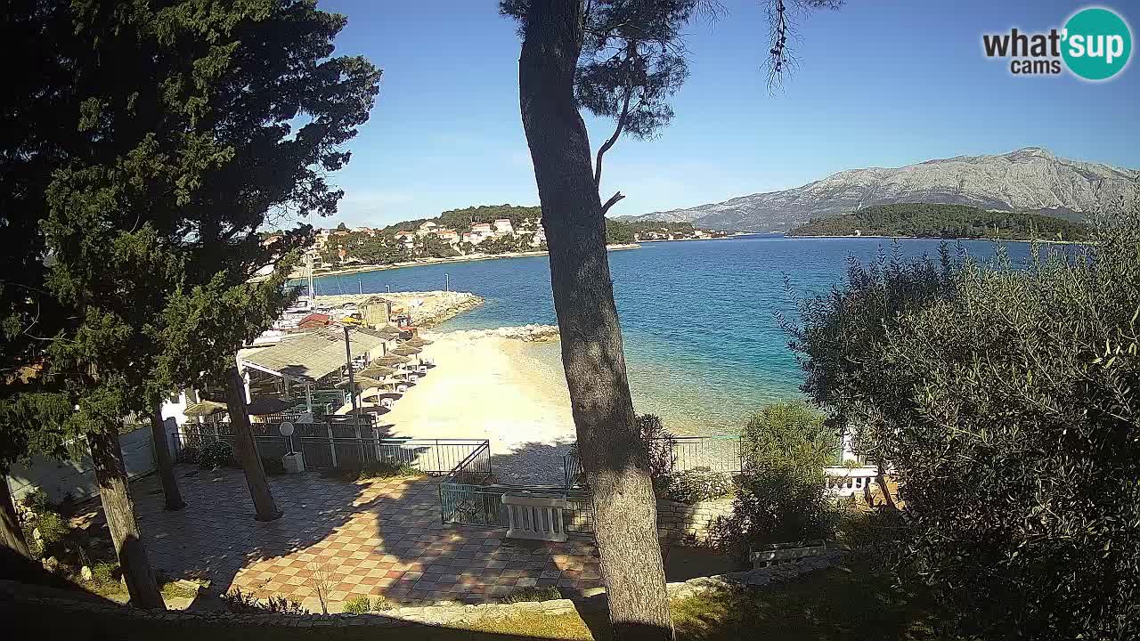 Web kamera Lumbarda – Plaža Prvi Žal – Korčula