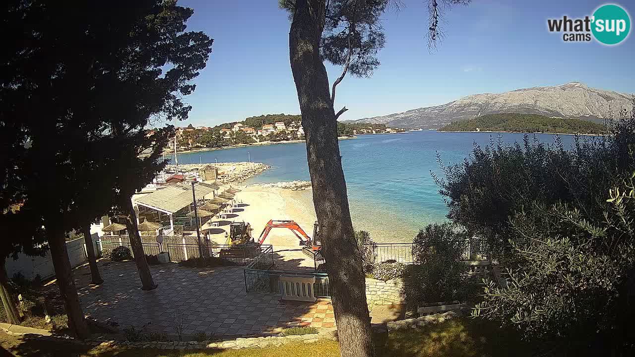 Webcam Lumbarda – Prvi Žal beach – Korčula