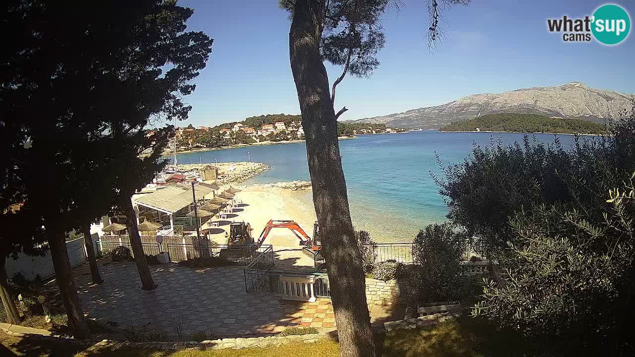 Web kamera Lumbarda – Plaža Prvi Žal – Korčula