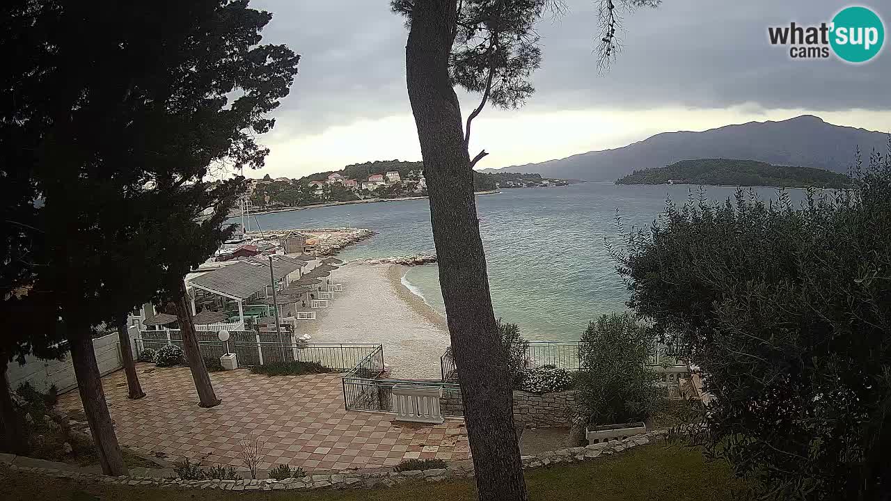 Web kamera Lumbarda – Plaža Prvi Žal – Korčula