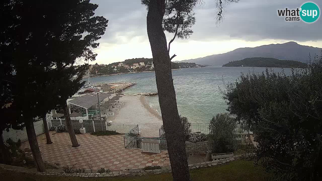 Web kamera Lumbarda – Plaža Prvi Žal – Korčula
