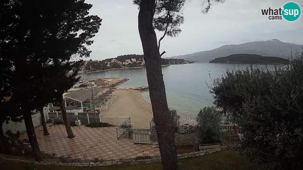 Webcam Lumbarda – Prvi Žal beach – Korčula