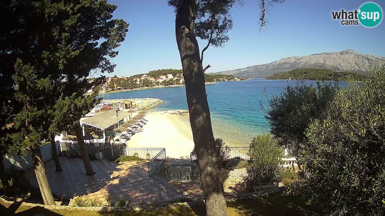 Web kamera Lumbarda – Plaža Prvi Žal – Korčula