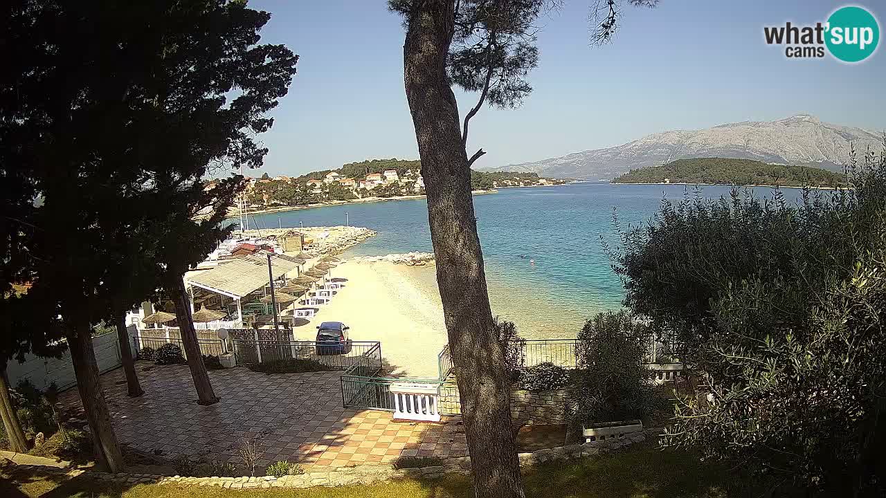 Webcam Lumbarda – Prvi Žal beach – Korčula