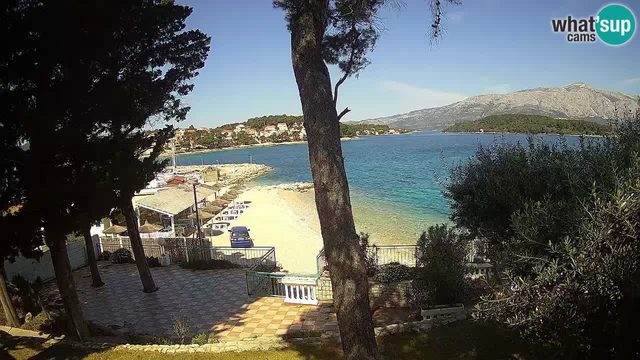 Webcam Lumbarda – Prvi Žal beach – Korčula