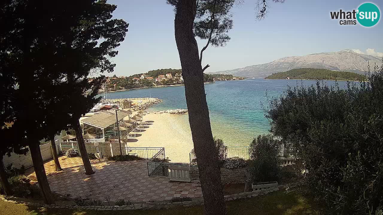 Web kamera Lumbarda – Plaža Prvi Žal – Korčula