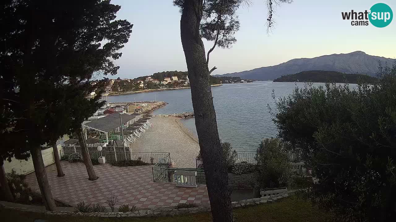 Camera en vivo Lumbarda – Playa Prvi Žal – Korčula