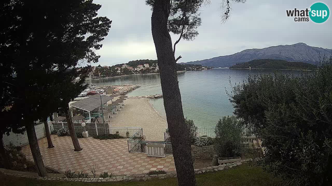 Camera en vivo Lumbarda – Playa Prvi Žal – Korčula