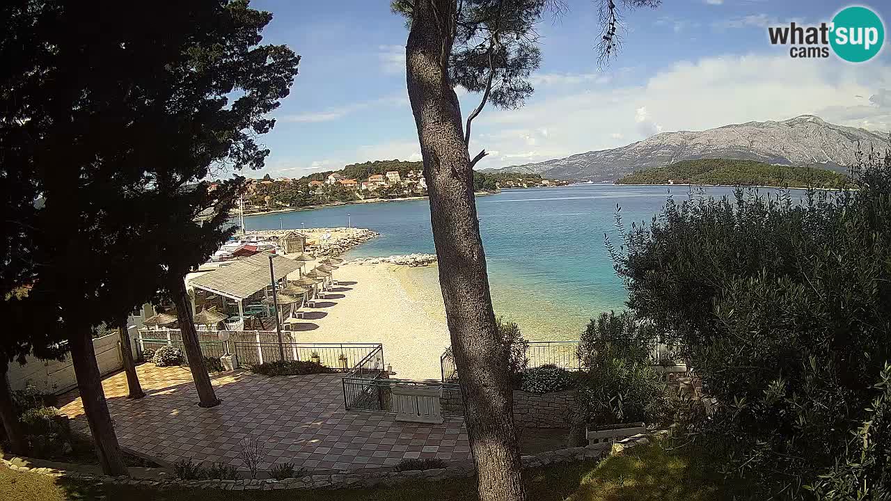 Webcam Lumbarda – Prvi Žal beach – Korčula