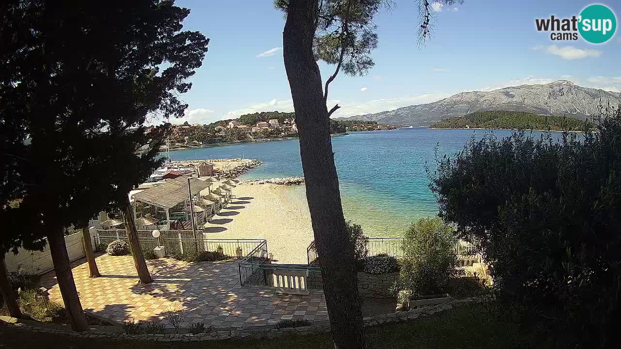 Webcam Lumbarda – Prvi Žal beach – Korčula