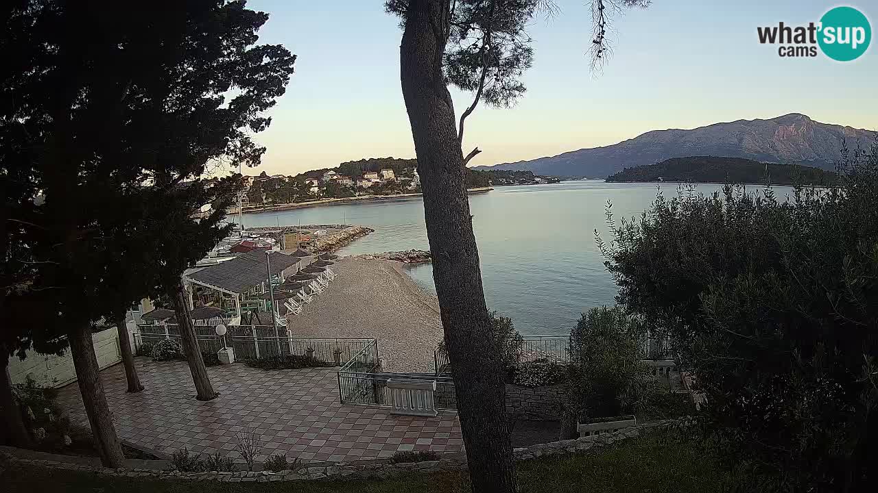 Web kamera Lumbarda – Plaža Prvi Žal – Korčula