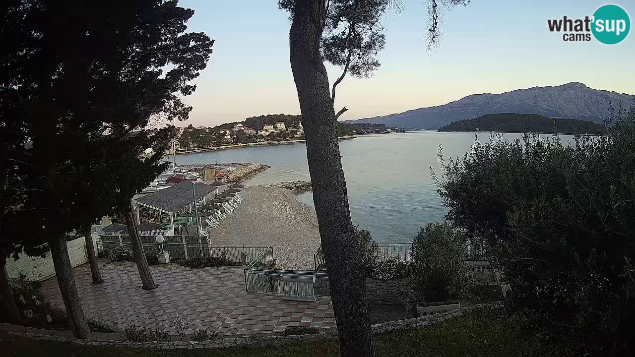 Livecam Lumbarda – Spiaggia Prvi Žal – Korčula