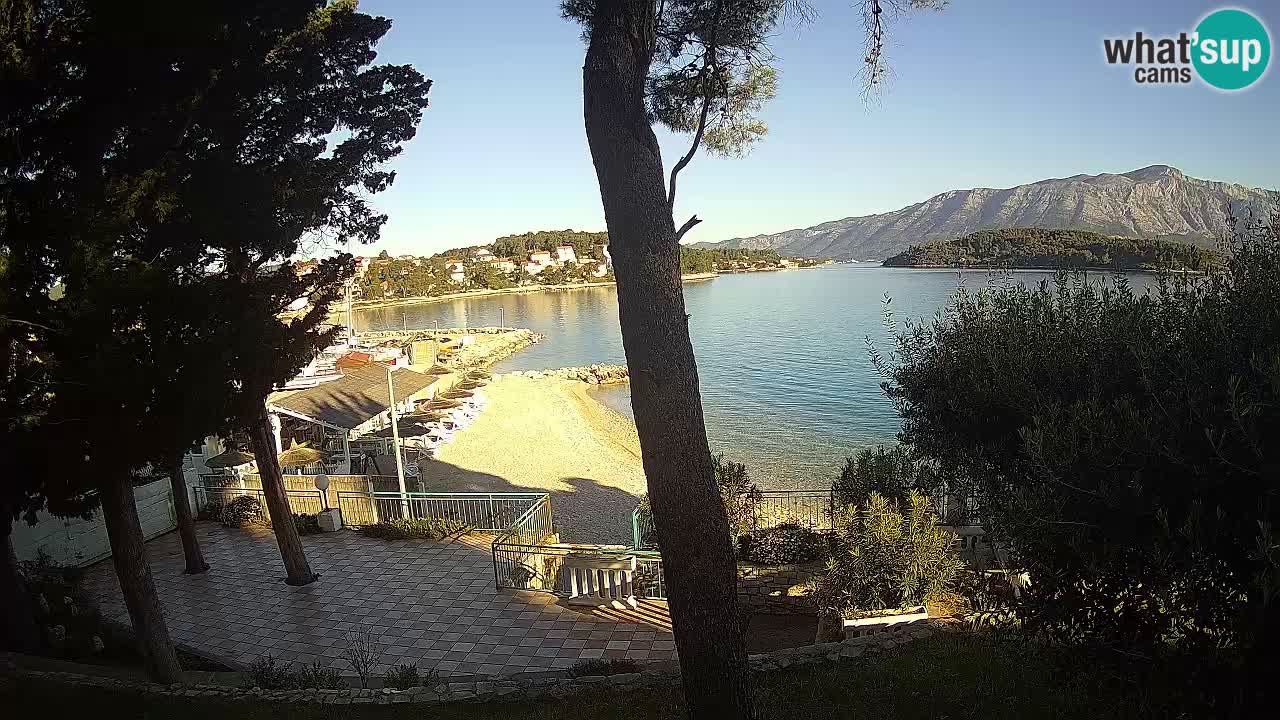 Camera en vivo Lumbarda – Playa Prvi Žal – Korčula