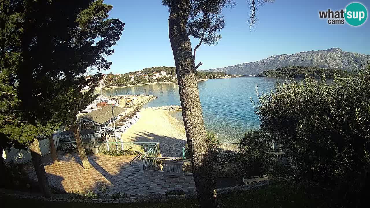Livecam Lumbarda – Spiaggia Prvi Žal – Korčula