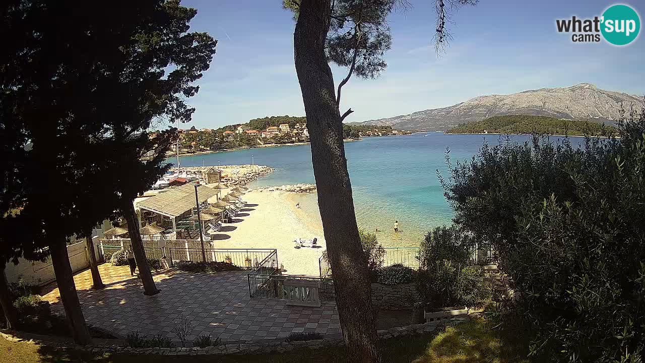 Web kamera Lumbarda – Plaža Prvi Žal – Korčula