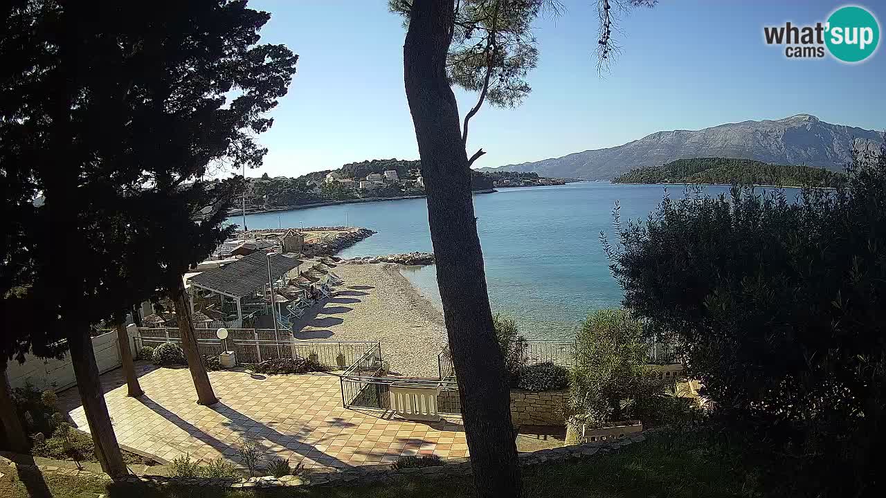 Webcam Lumbarda – Prvi Žal beach – Korčula