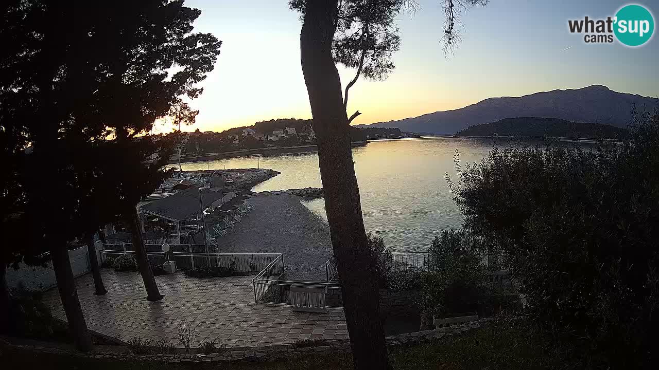 Webcam Lumbarda – Prvi Žal beach – Korčula