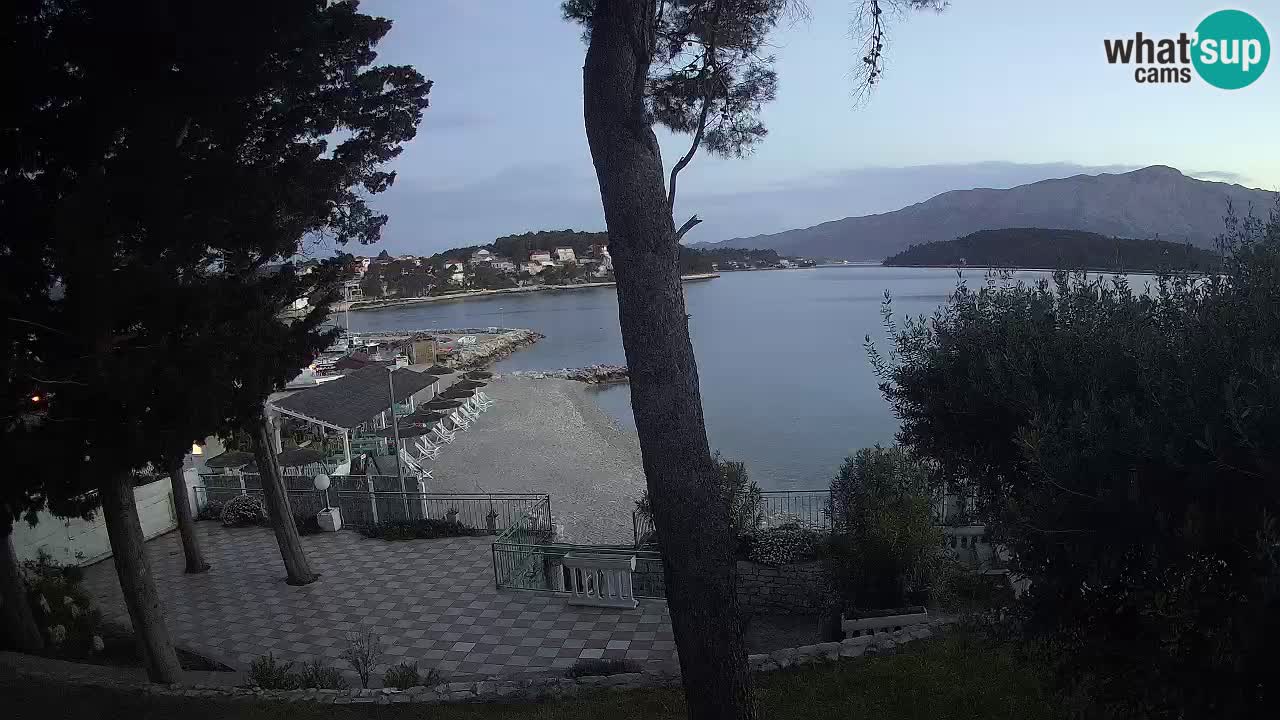 Camera en vivo Lumbarda – Playa Prvi Žal – Korčula
