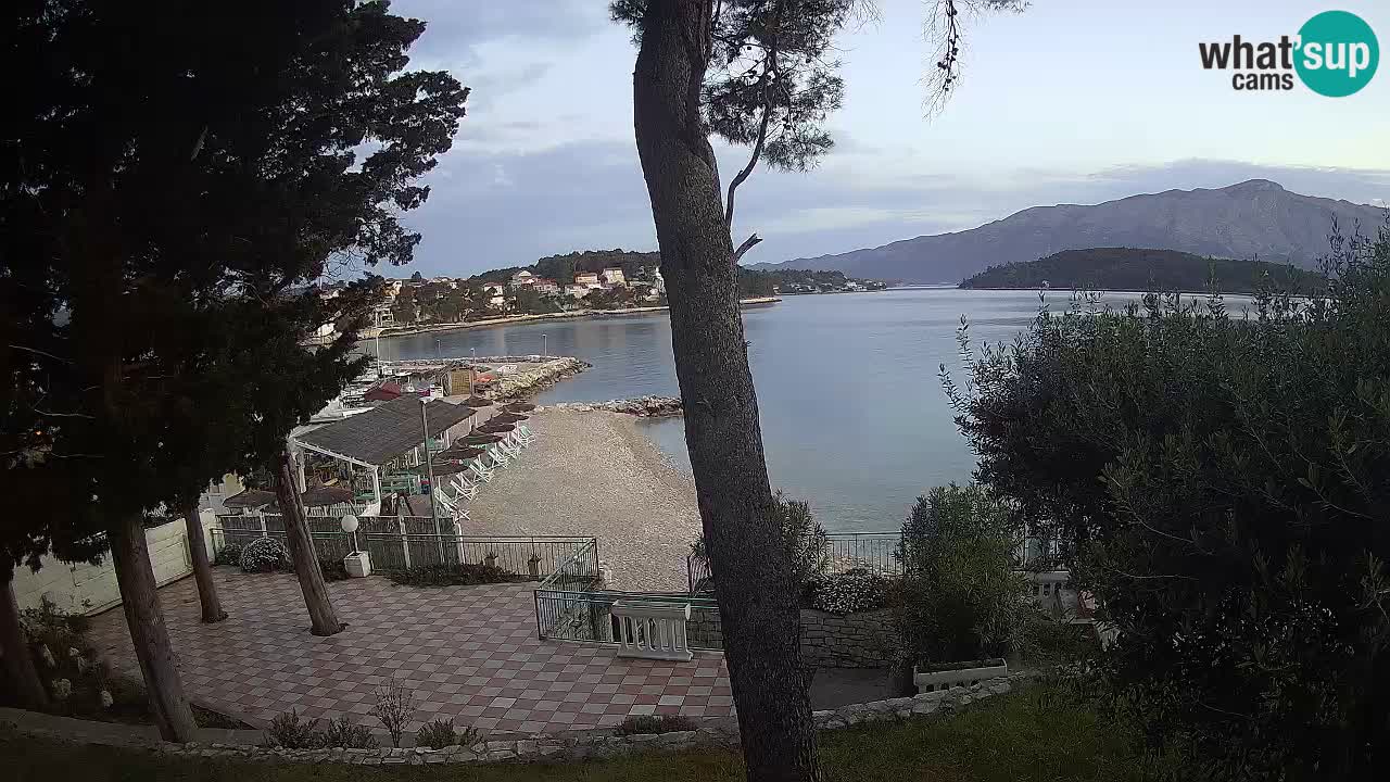 Web kamera Lumbarda – Plaža Prvi Žal – Korčula