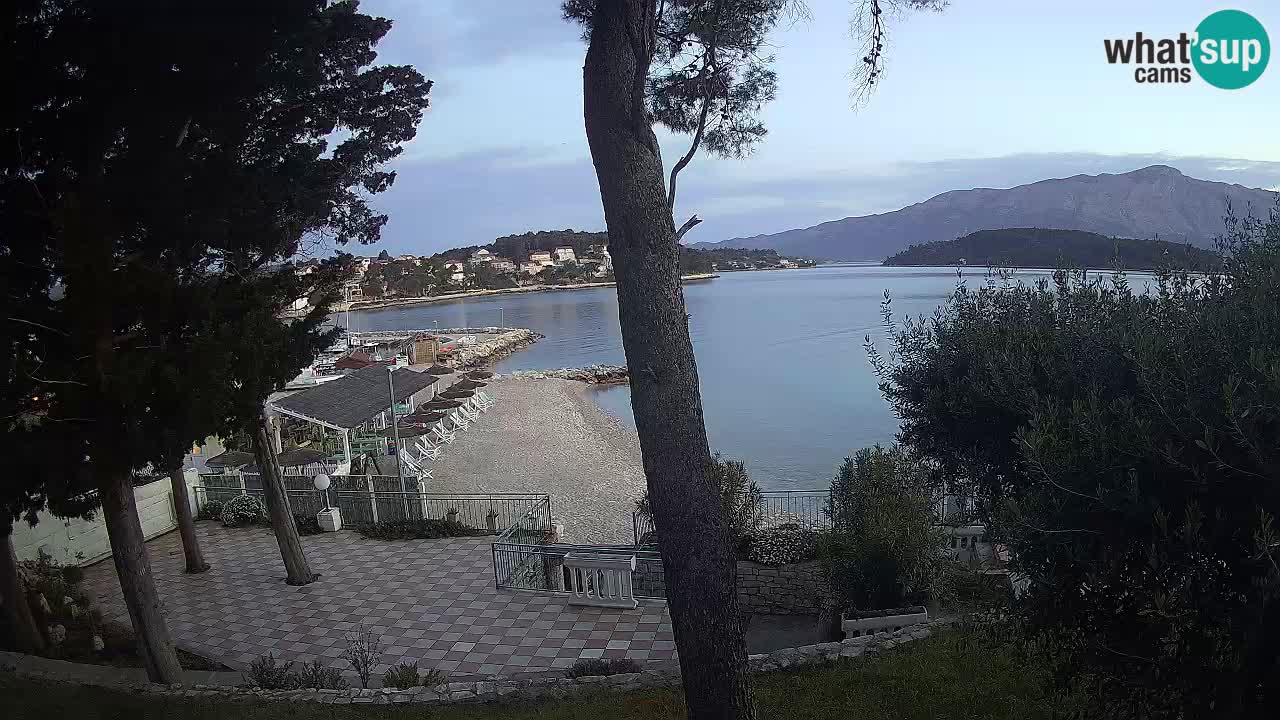 Web kamera Lumbarda – Plaža Prvi Žal – Korčula