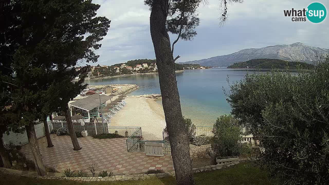 Livecam Lumbarda – Spiaggia Prvi Žal – Korčula