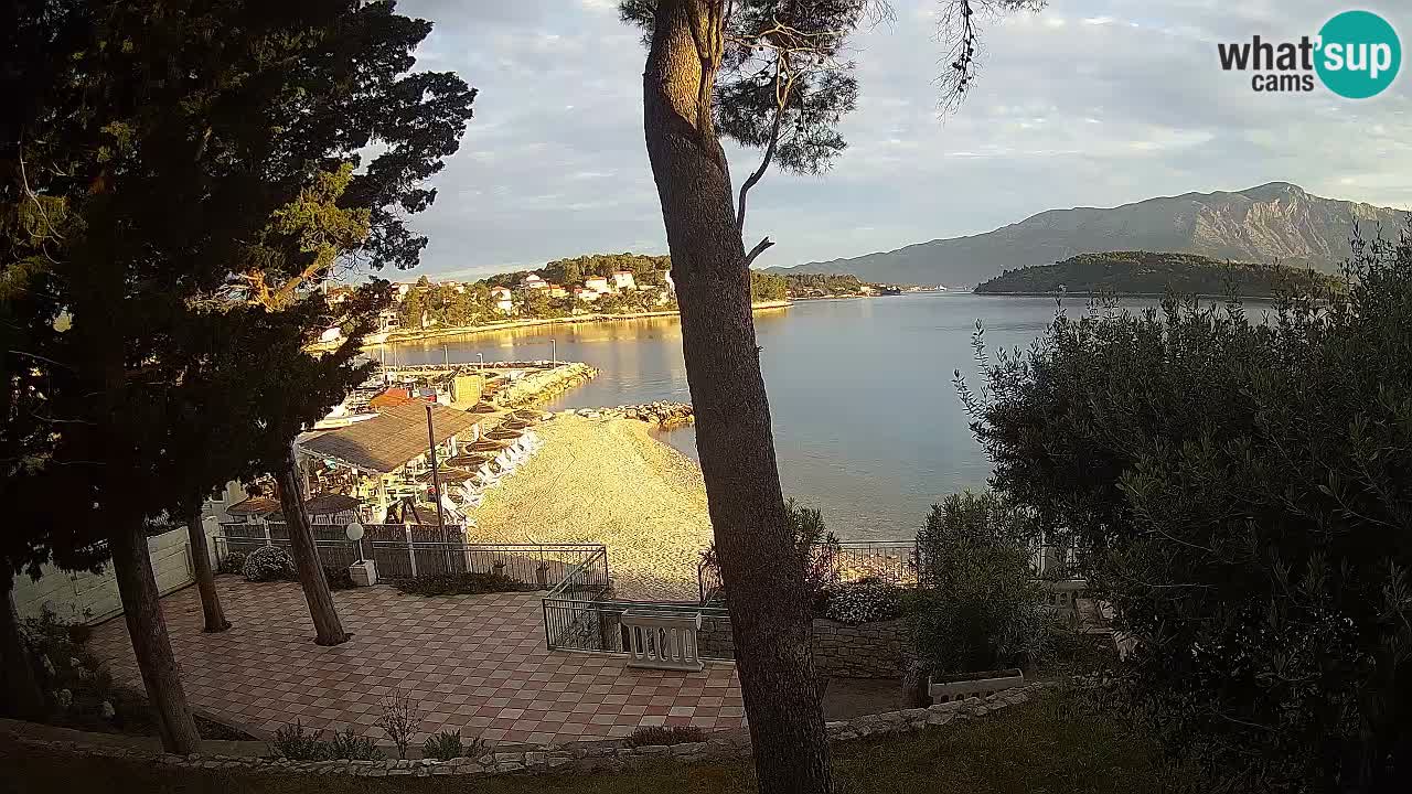 Camera en vivo Lumbarda – Playa Prvi Žal – Korčula
