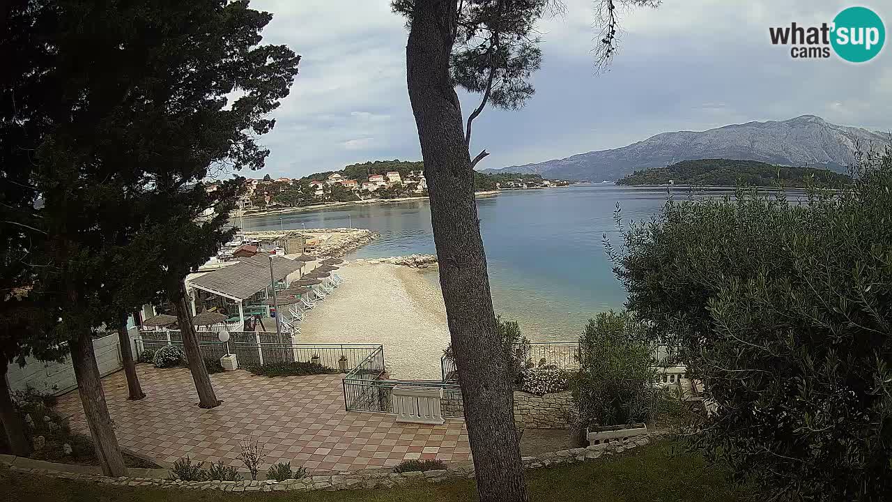 Livecam Lumbarda – Spiaggia Prvi Žal – Korčula