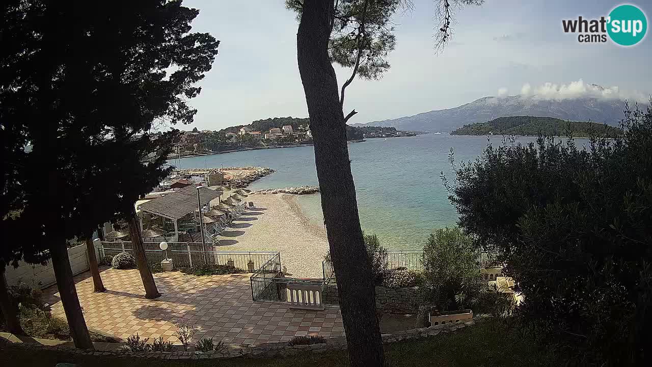 Webcam Lumbarda – Prvi Žal beach – Korčula