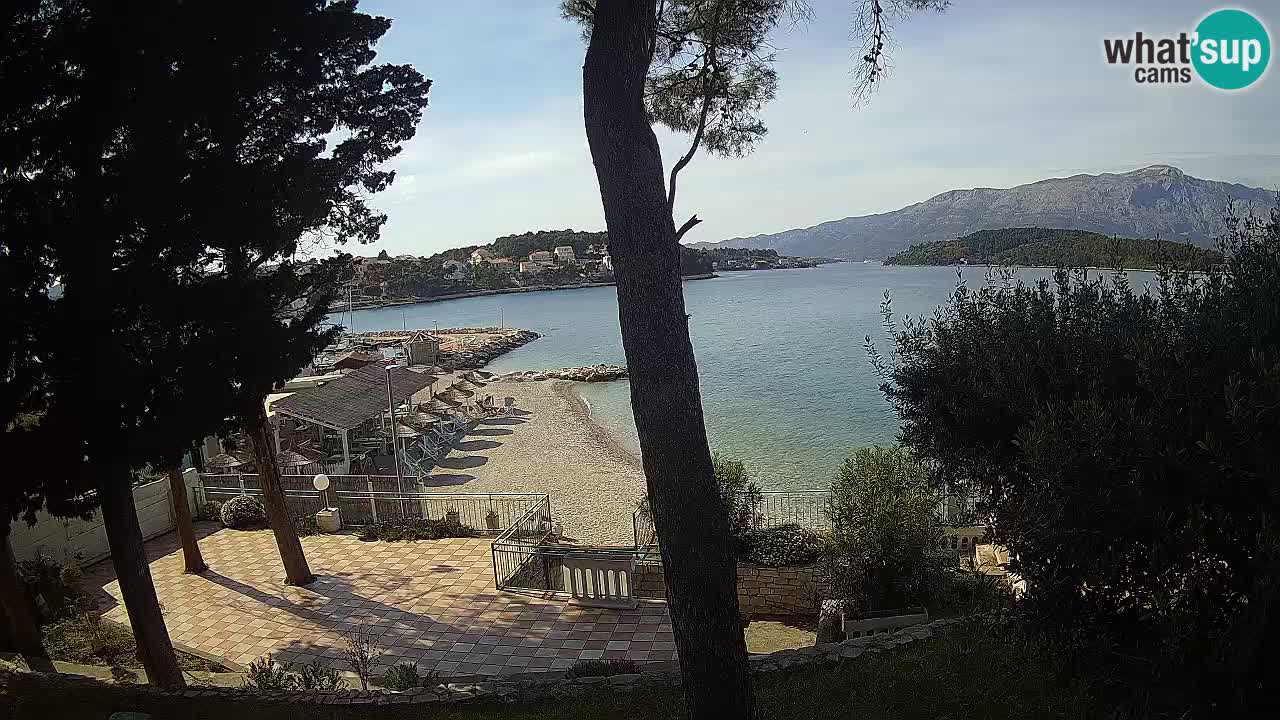 Webcam Lumbarda – Prvi Žal beach – Korčula