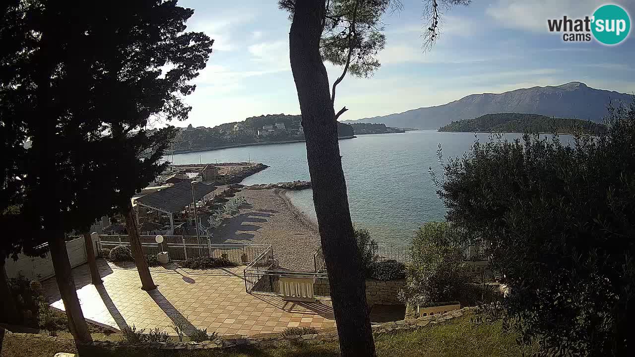 Webcam Lumbarda – Prvi Žal beach – Korčula