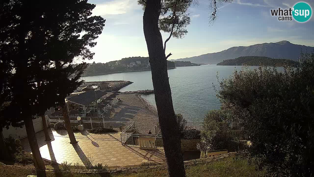 Livecam Lumbarda – Spiaggia Prvi Žal – Korčula